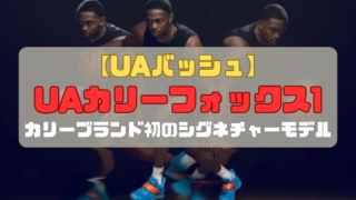 【UAバッシュ】UAカリーフォックス1「カリーブランド初のシグネチャーモデル」